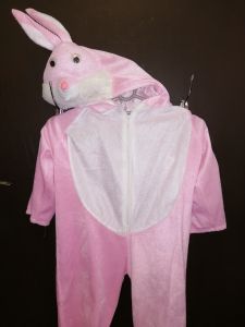 Kids Costumes to Hire - Bunny Pink Onesie - CHILD